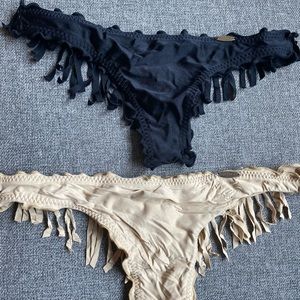 Luli Fama Fringe Thong both colors available XS